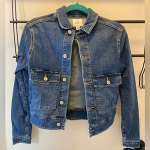 Lularoe Blue Denim Jean Jacket Kenny Coat Like New